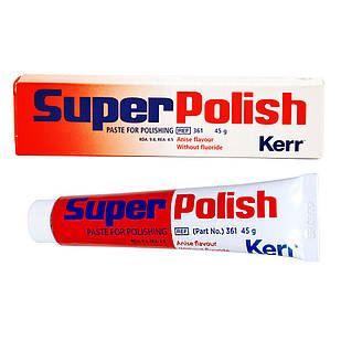 Super Polish (Супер Поліш), туба 45 г, паста для полірування зубів, Kerr