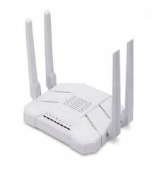 Wi-Fi роутер WE2426-B Гігабітний 2.4 GHz/5.8 GHz 1200Mbps антени зовнішні: 2 *2.4 G+2*5G 4 LAN+1 WAN+ US