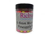 Бойли плаваючі Richworth Micro Pop-Ups Pineapple Hawaiian 6-8мм, 100мл