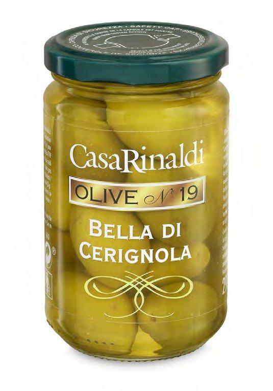 Оливки Белла ді Чериньола з кісточкою Casa Rinaldi 290 г