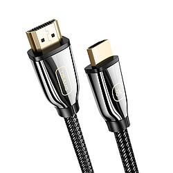 Кабель HDMI-HDMI 3 метра 8K USAMS 8K HDMI Male To 8K HDMI Male | 3m HDMI 2.1 8K | Чорний