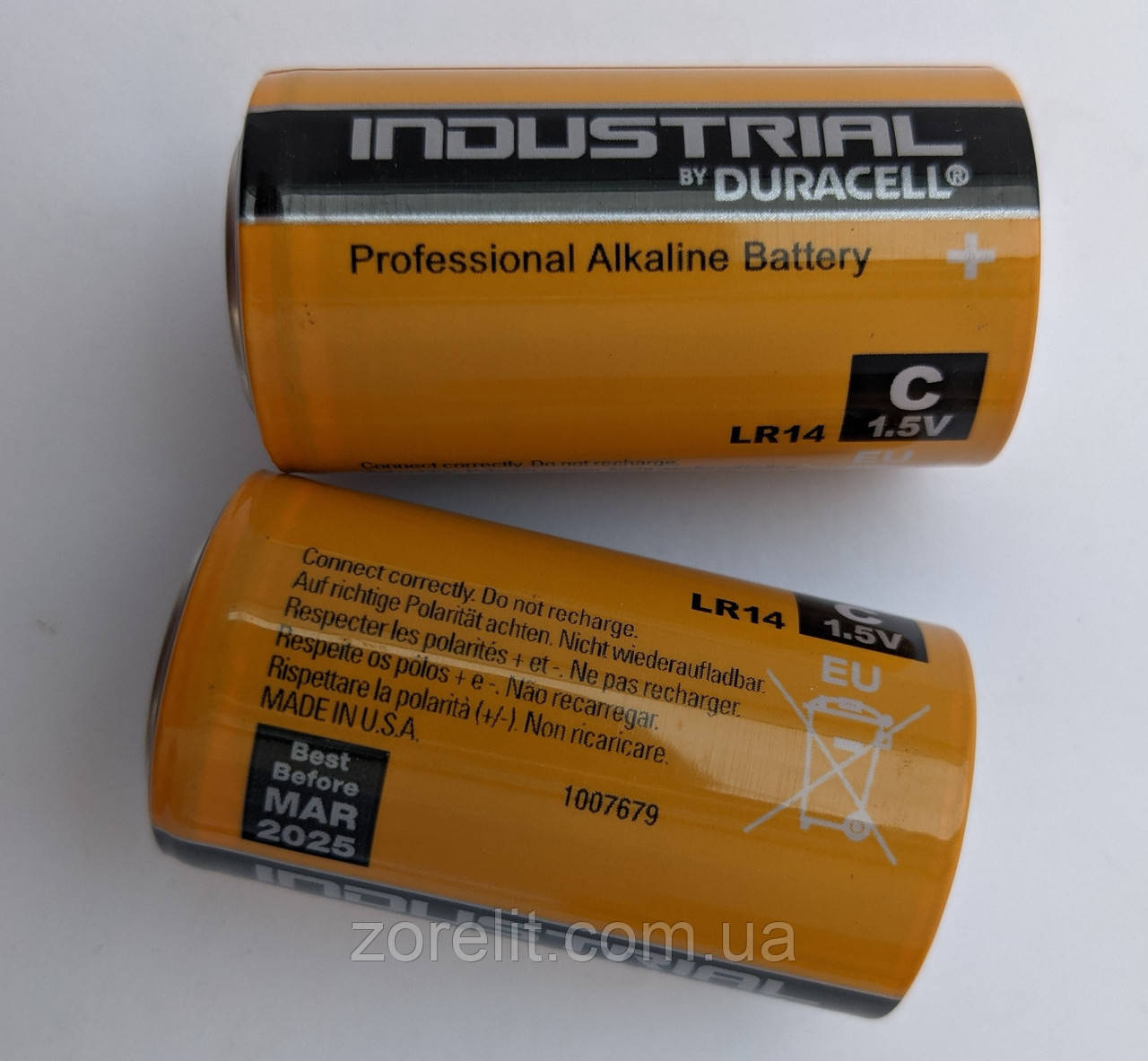Батарейка Duracell Industrial LR14, C лужна