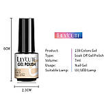 Набір гель лаків для манікюру базових кольорових різних. Гель-лаки для нігтів, комплект (6 шт), фото 2