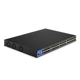 Комутатор Linksys LGS352MPC, 48x1GE PoE+ (740W), 4xSFP+, Managed (LGS352MPC-EU)