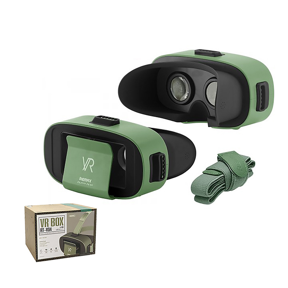 Окуляри віртуальної реальності 3D VR Remax RT-V04 Original , Хакі