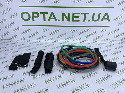 Набір трубчастих еспандерів Ares Active Resistance Bands Set