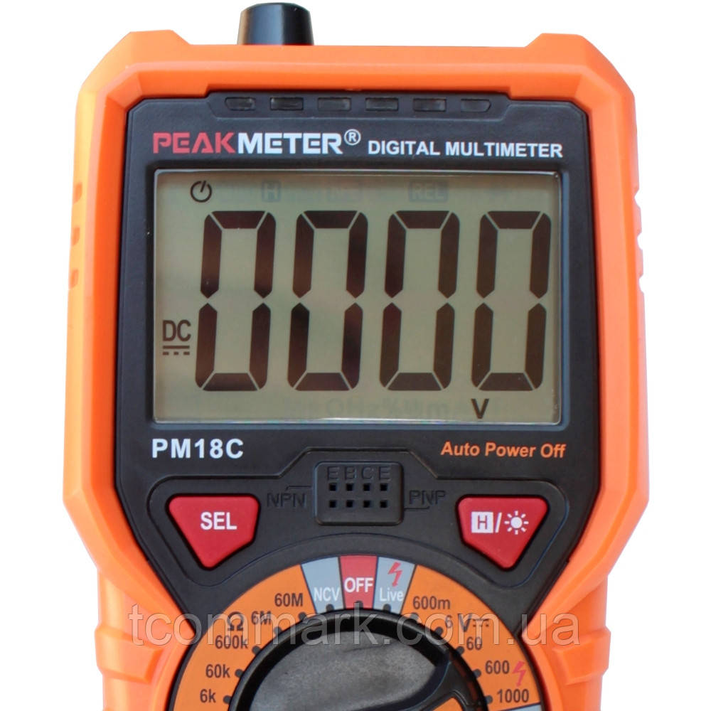 Цифровой мультиметр PeakMeter PM18C (+ термопара) - фото 3 - id-p1455242557