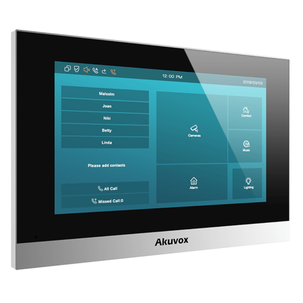 SIP домофон Akuvox - C317S black екран 10"