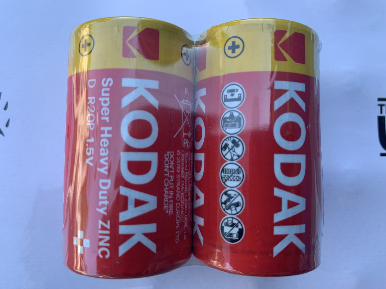Батарейка солевая KODAK R 20 24 шт в блоке - фото 2 - id-p1455248175