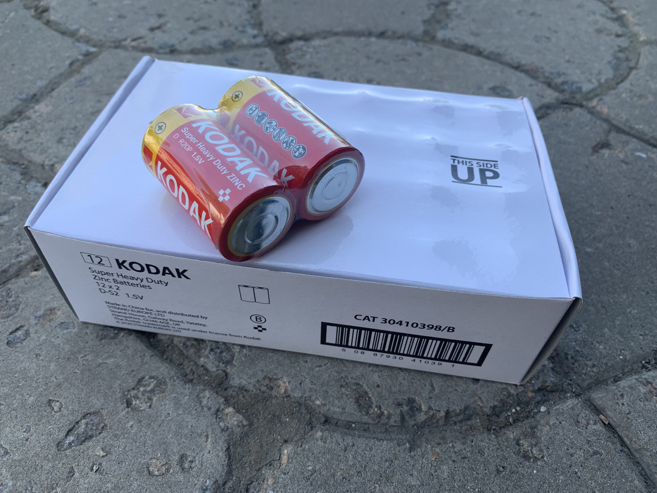 Батарейка сольова KODAK R 20 24 шт. у блоці