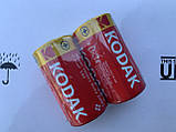Батарейка сольова KODAK R 14 24 шт. у блоці, фото 3