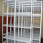 Металевий стелаж 1800х600х600 мм, 100 кг на полицю, 4 полки, стелаж для зберігання універсальний, фото 6