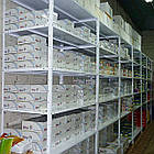 Складський стелаж посилений 2400х900х600 мм, 100 кг на полицю, 6 полиць, поличковий металевий стелаж, фото 7