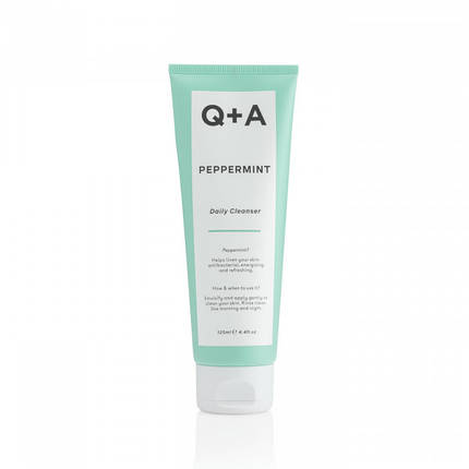 Очищающий гель для лица с мятой Q+A Peppermint Daily Cleanser, 125 мл, фото 2