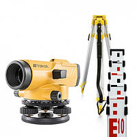 Оптический Нивелир TOPCON AT-B4А SET + штатив + рейка 5м