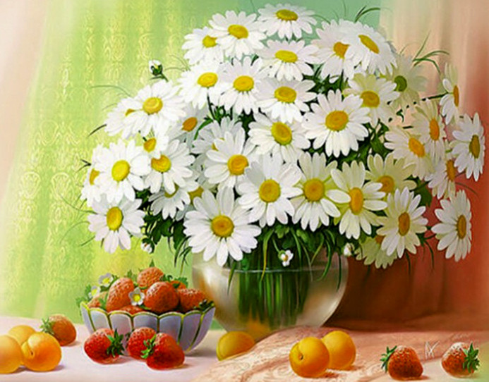 Алмазна мозаїка Солодкий натюрморт My-Art TN135 (40 x 50 см) на підрамнику, фото 1