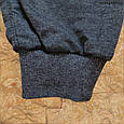 Чоловічі спортивні штани 50 розмір темно-сірий трикотажні з манжетами, фото 4