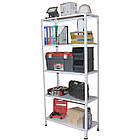 Стелаж з полками 2000х900х600 (5полок), 100 кг на полицю, посилений стелаж на болтових з'єднаннях, фото 4