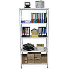 Офісний стелаж 2000х900х400 мм (5полок), 100 кг на полицю, стелаж лабораторний, бібліотечний, господарський, фото 4