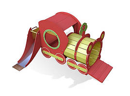 Елемент для дитячого майданчика Поїзд із гіркою (Kidigo ТМ)