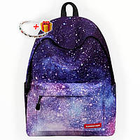 Молодёжный стильный школьный рюкзак с модным принтом Космос