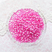 Паєтки Індія 4 мм чашечки Рожеві 5 г