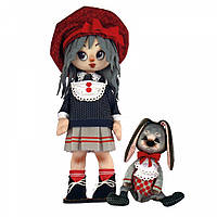 Набор для шитья куклы и мягкой игрушки «Девочка с зайкой» (снята с производства)