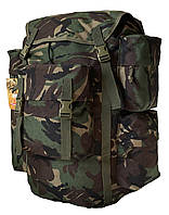 Тактический туристический армейский супер крепкий рюкзак 60 л. Вудленд Камуфляж лес. Кордура 1200 ден.