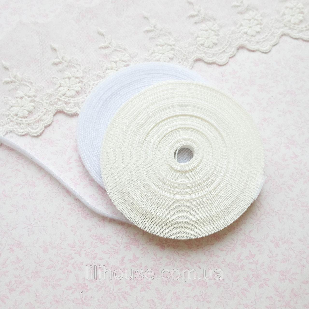 Купить Липучка Ультратонкая для Одежды Отрез 50 см Ширина 6 мм БЕЛАЯ ...