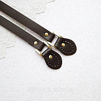 Ручки для сумки Шкіряні Вильмингтон 59 см Темно-Коричневі пара