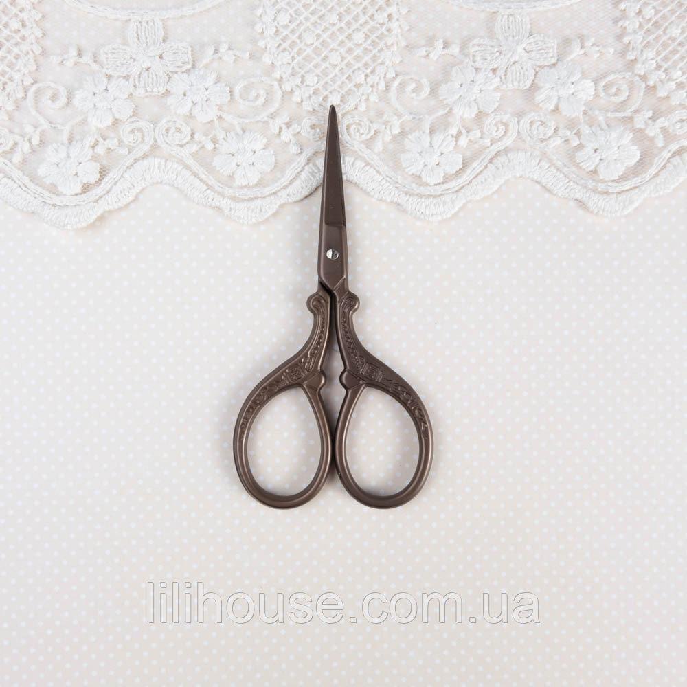 Ножиці для рукоділля та вишивки Класика 9 см Бронза, фото 1