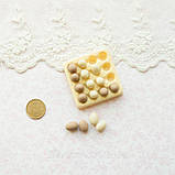 Мініатюрний лоток з яйцями 4 см, фото 3