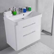 Тумба з умивальником Fancy Marble Devon 80 (ШН-Carla 800) (Білий), фото 2