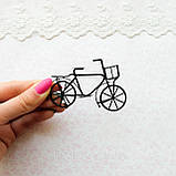 Мініатюрний міні велосипед 8*5.5*3 см Чорний, фото 3