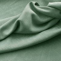 Ткань для штор чин-чила софт (велюровая), цвет т. оливка