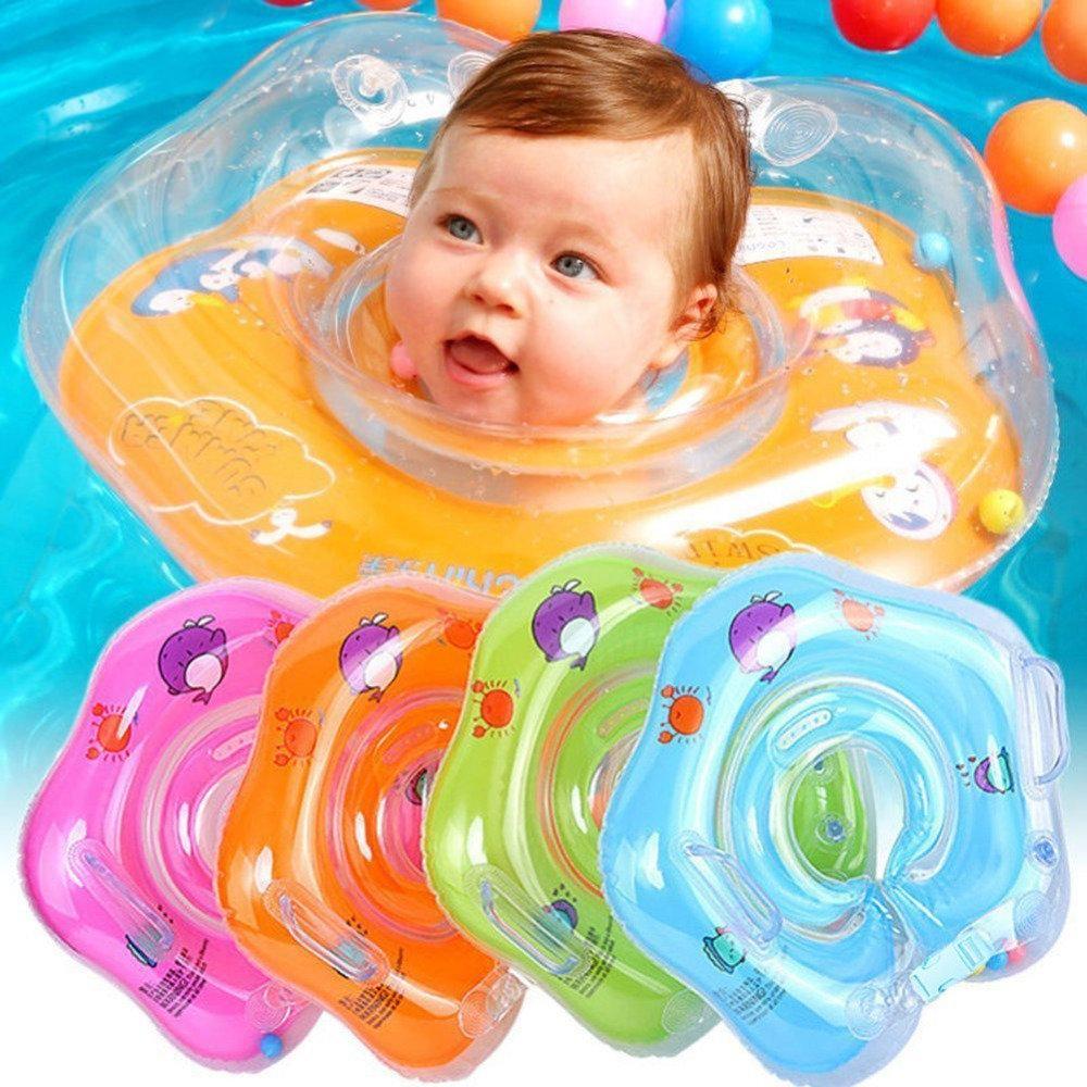 Надувний круг для купання немовлят, круг на шию для купання дітей