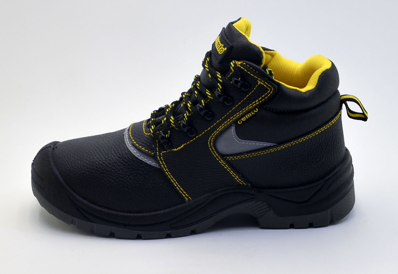 Спецвзуття черевики захисні з металевим носком cemto "PROFI-M" (8012) чорні 43