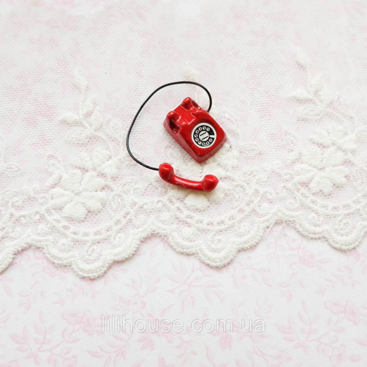 Мініатюрний телефон 1.7 см Червоний, фото 1