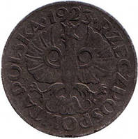 Монета 10 грошів. 1923 рік, Польща. (цинк) (В)