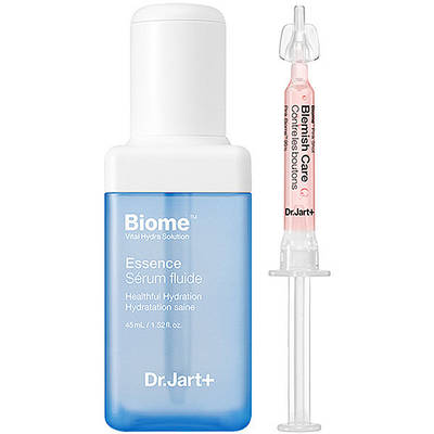 Зволожуюча есенція та бустер для сяйва шкіри обличчя Dr.Jart+ Vital Hydra Solution Biome Essence + Pink Shot 46.2ml