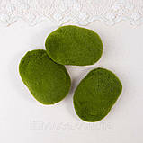 Мініатюрний штучний мох камінь 8*6 см, фото 2