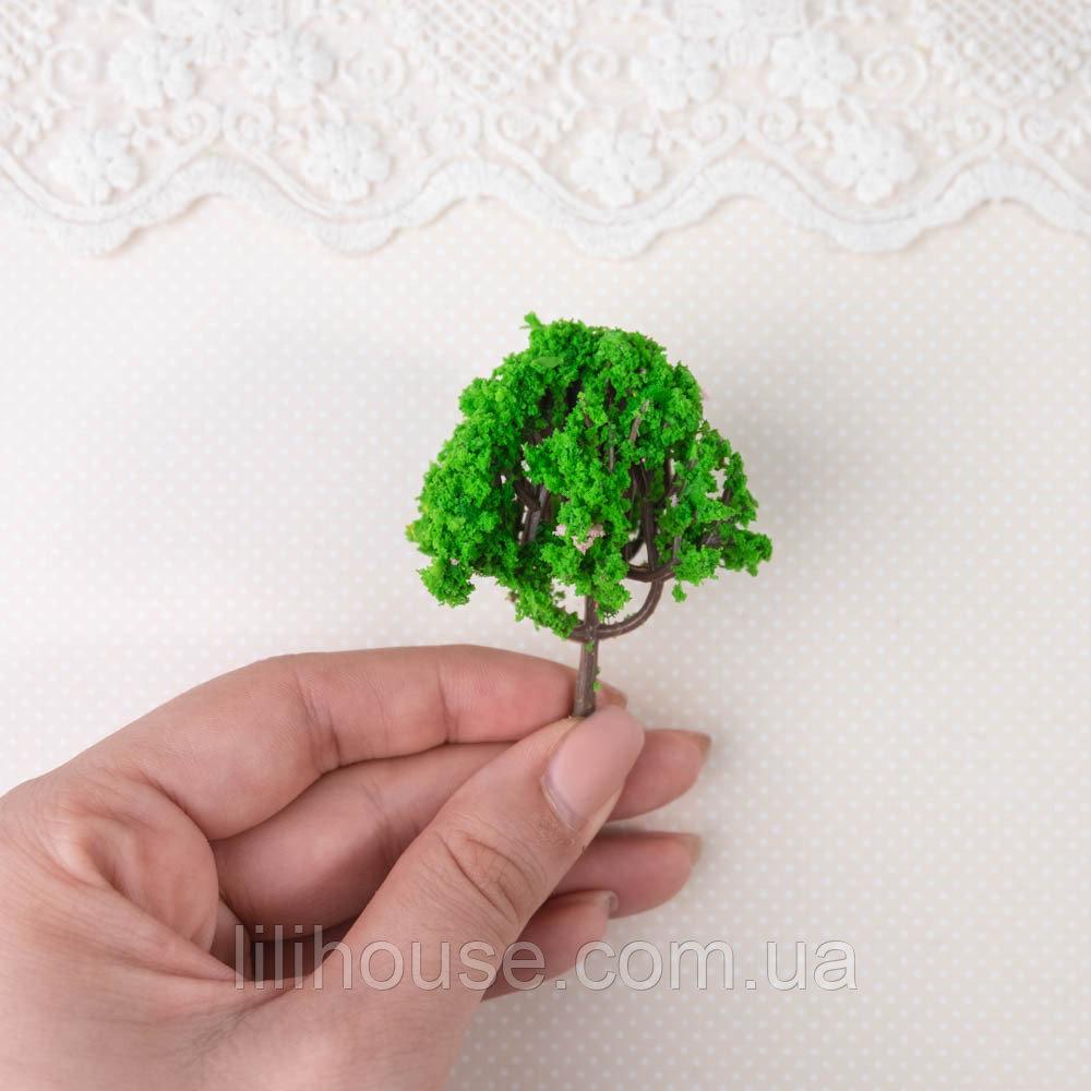Штучне дерево 6 см Зелене, фото 1