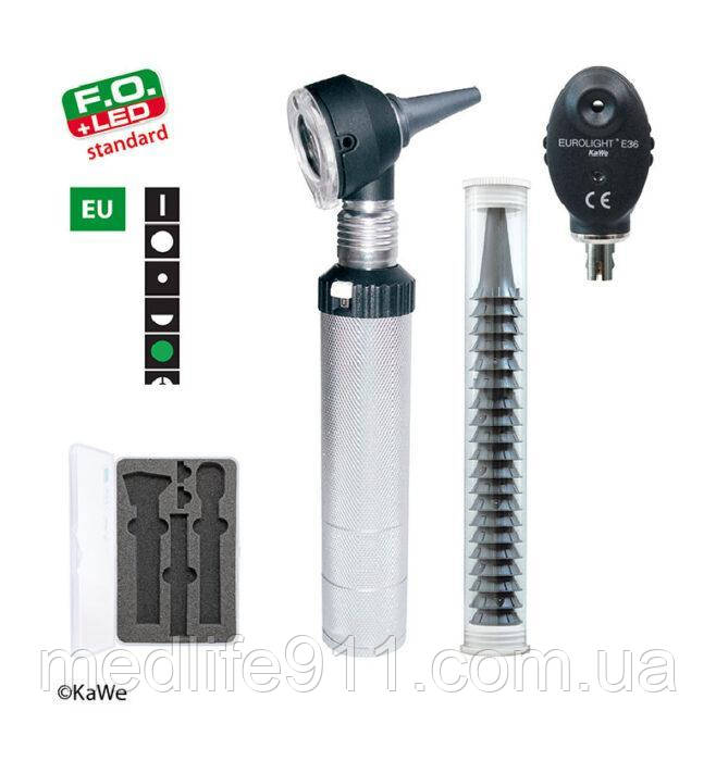 Набір із відоскопа й офтальмоскопа COMBILIGHT F.O.30 LED/E36, EC, KaWe
