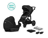 Универсальная коляска 2 в 1 Kinderkraft Prime Lite Black (KKWPRLIBLK2000)