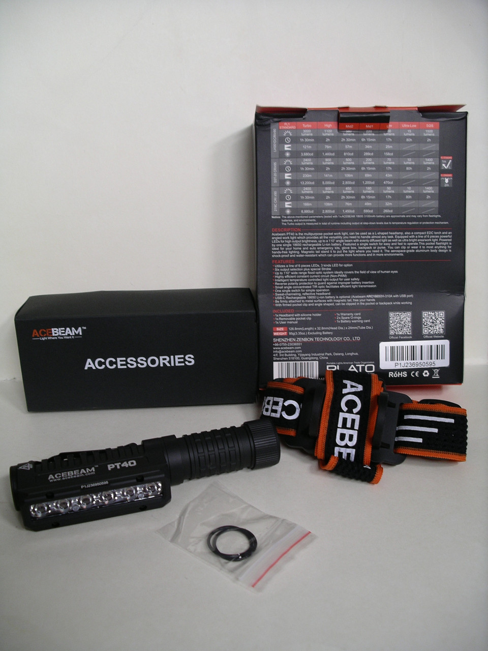 Ліхтар Acebeam PT40 6x LUMINUS SST-20 CRI≥95