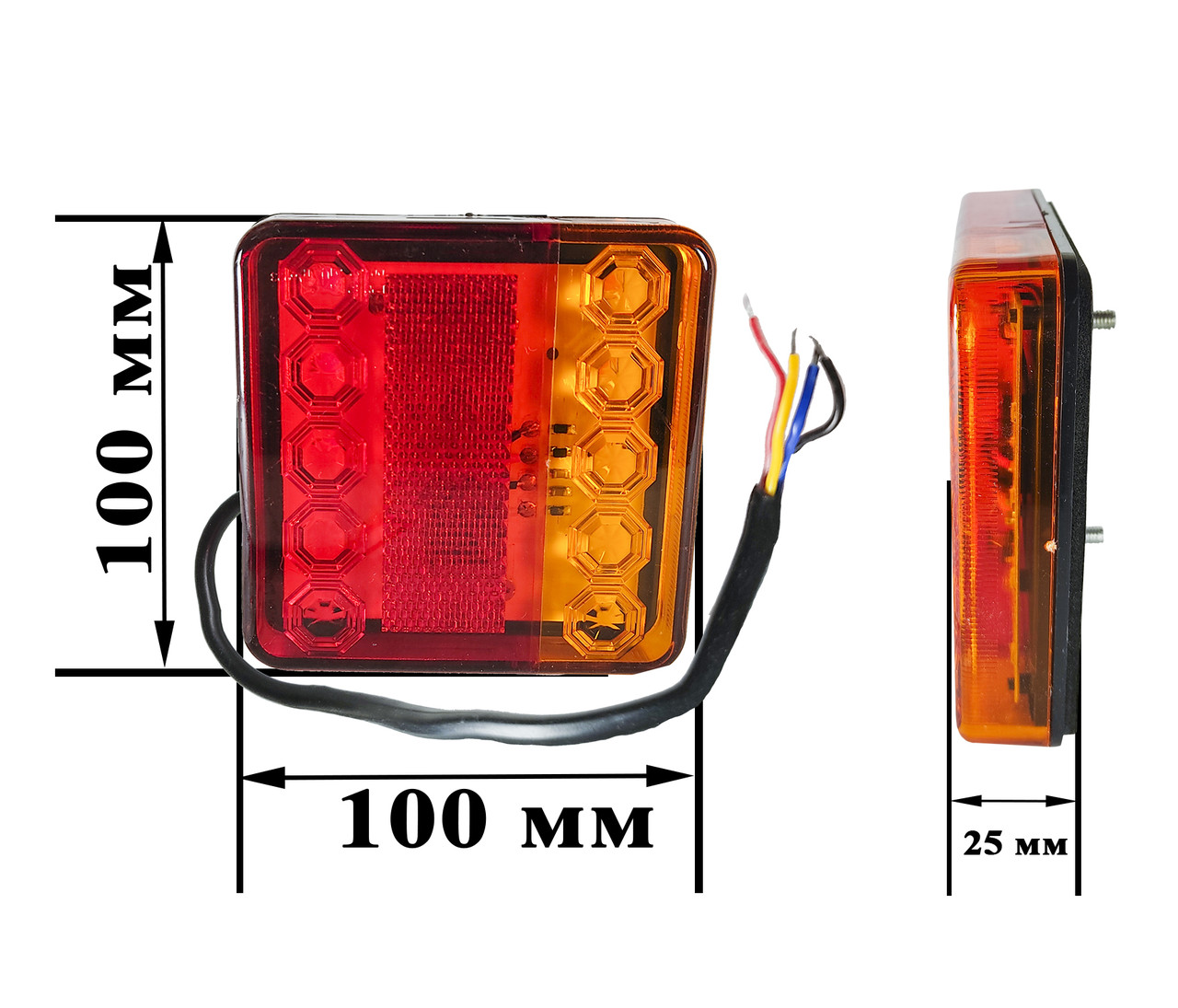 Задние Стопы LED Фонари, на Прицеп, на Трактор, на Грузовик 12 и 24 ...