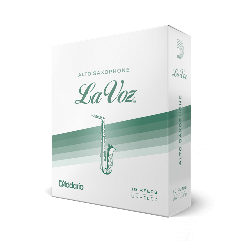 Трость для альт саксофона D'ADDARIO La Voz - Alto Sax Medium - 10 Pack