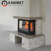Камінна топка KAWMET W3 тристороння (16,7 kW), фото 3