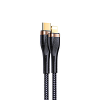 Кабель Type-C to Lightning USAMS PD Fast Charging & Data Cable U64 120см |PD, 20W, 2.4A| Черный