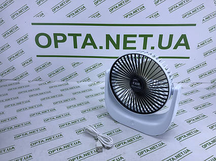 Вентилятор портативний 3 швидкості з вбудованим акумулятором F138